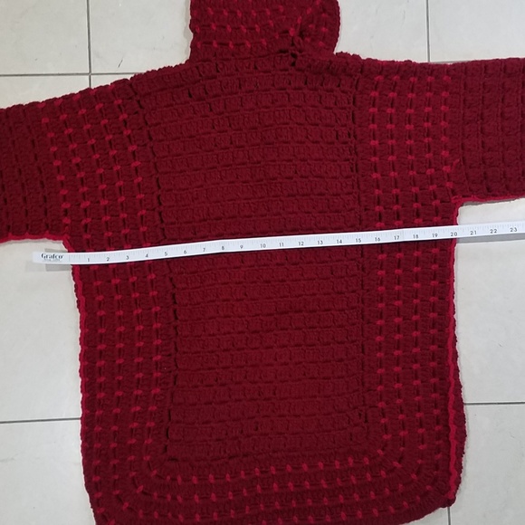 Handmade Crochet Cardigan - Picture 3 of 4